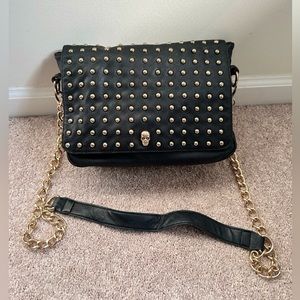 Black/Gold Crossbody Bag